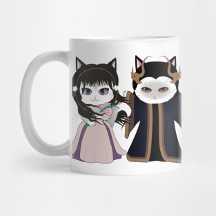 Love Between Fairy And Devil Cats Mug